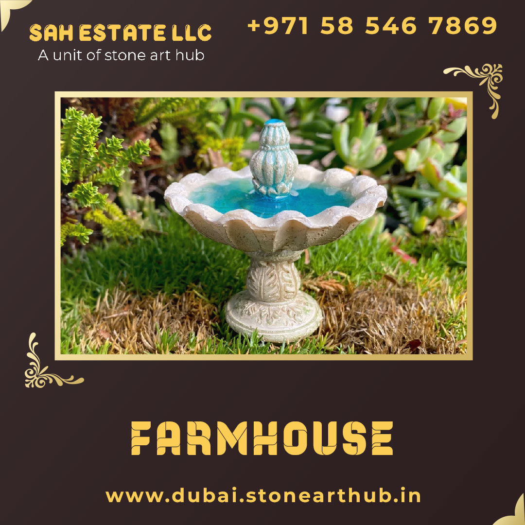 Bird Fountain Water Feature in Dubai