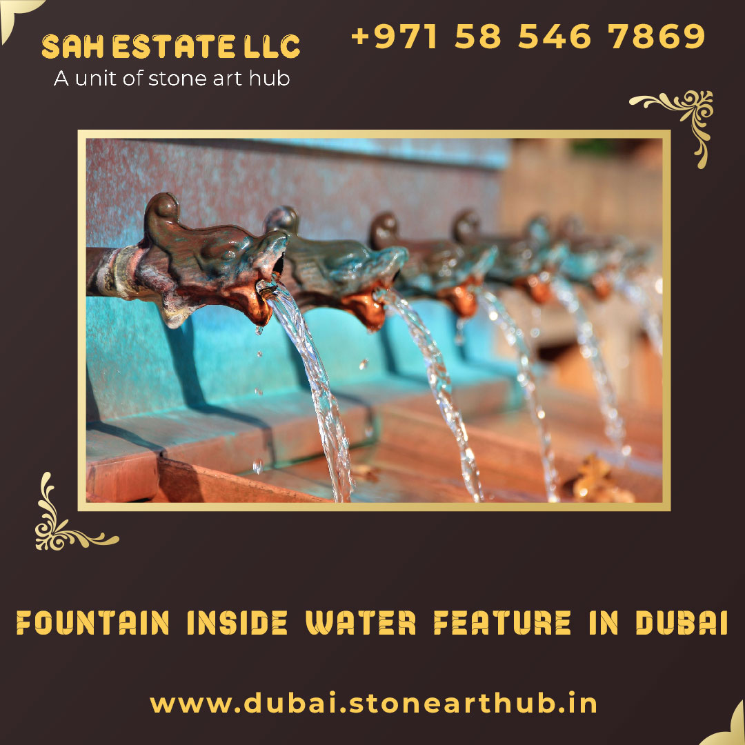 Fountain Inside Water Feature in Dubai 1 Fountain Inside Water Feature in Dubai