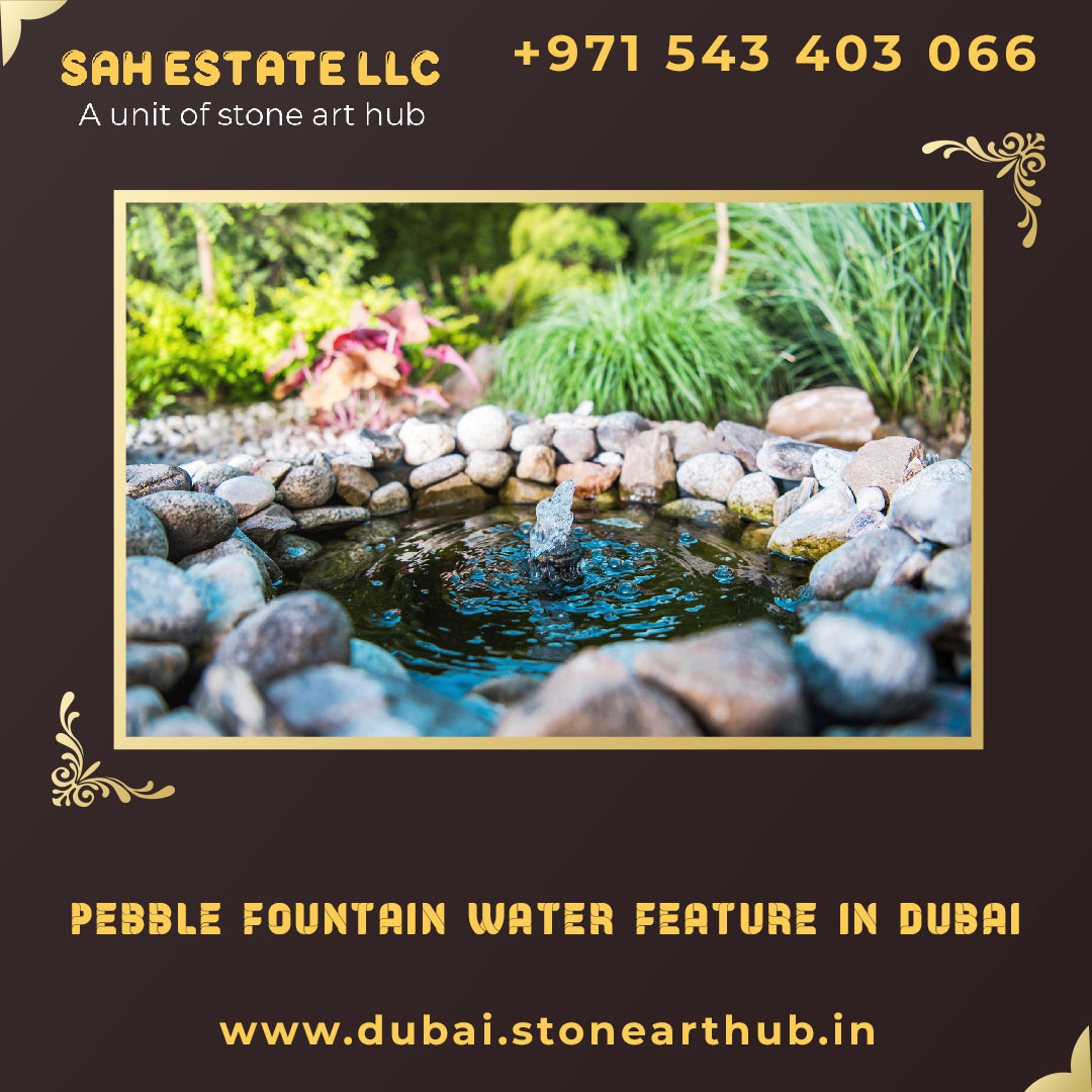 Pebble Fountain Water Feature in Dubai 1 Pebble Fountain Water Feature in Dubai