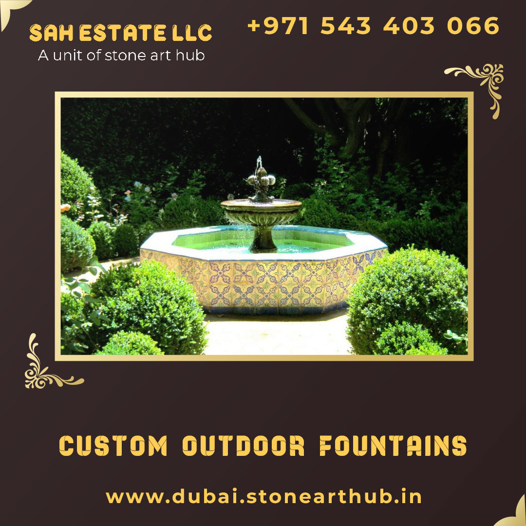 Buy Custom Outdoor Fountains in Dubai 1 Buy Custom Outdoor Fountains in Dubai
