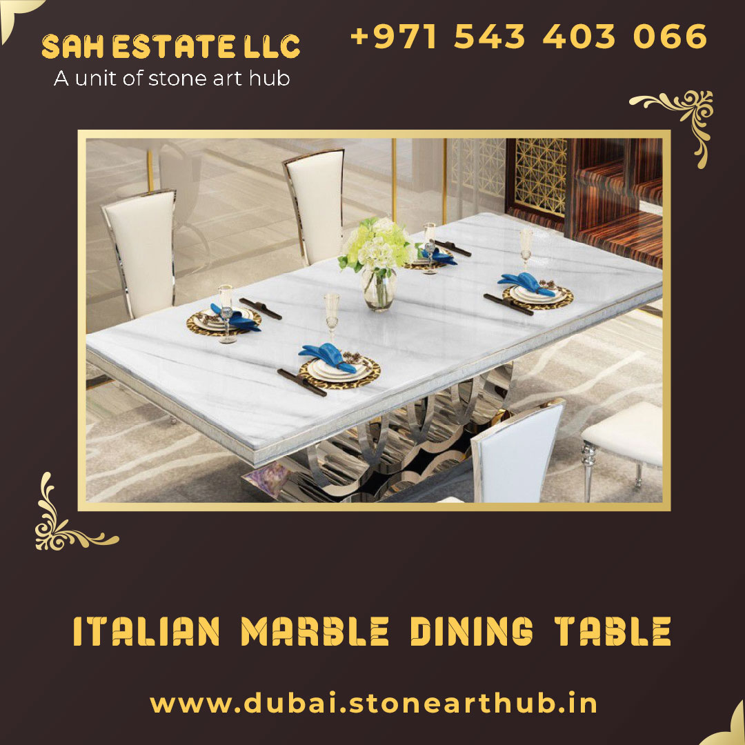 Italian Marble Dining Table in Dubai 1 Italian Marble Dining Table in Dubai - WhatsApp +971 543403066