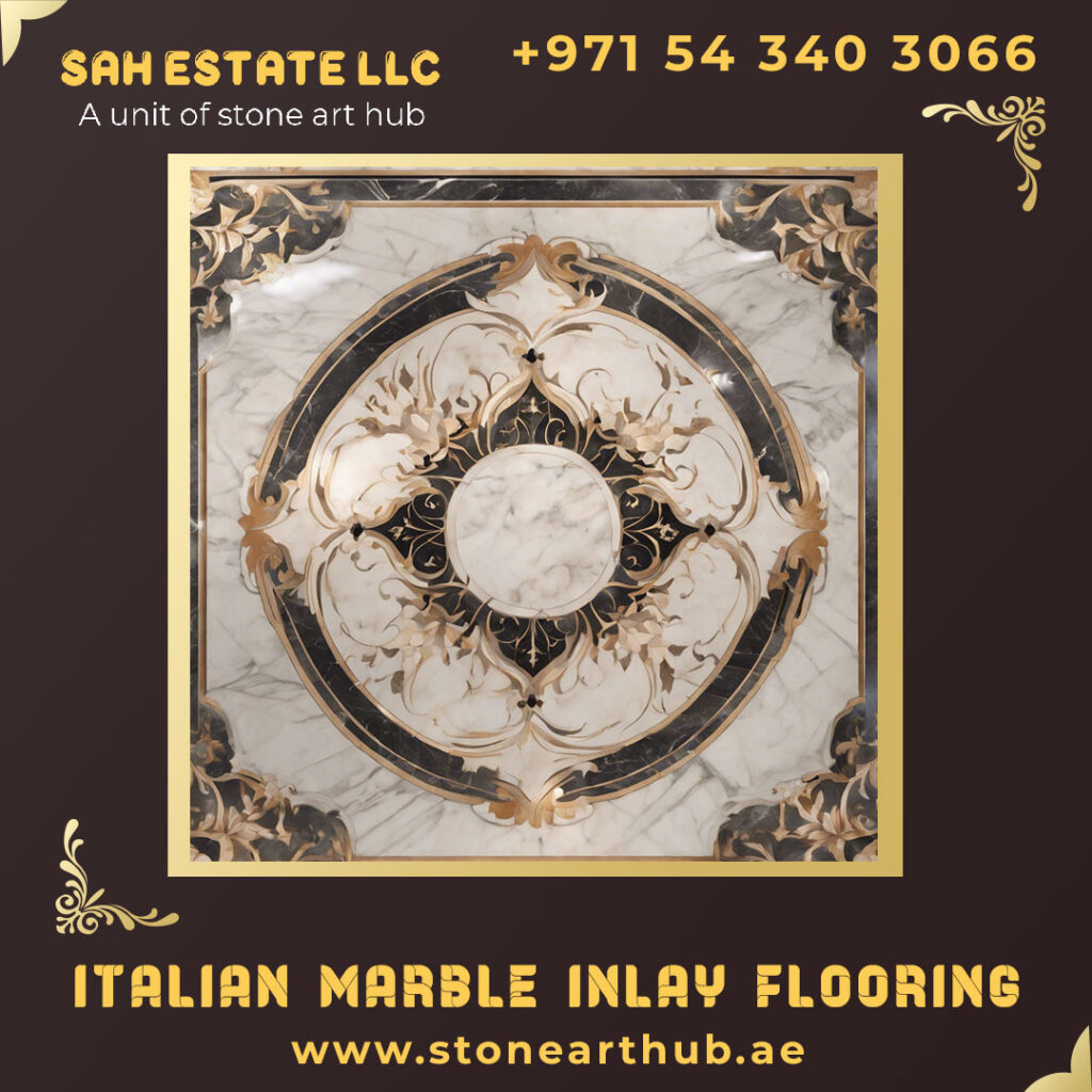 Italian Marble Inlay Flooring