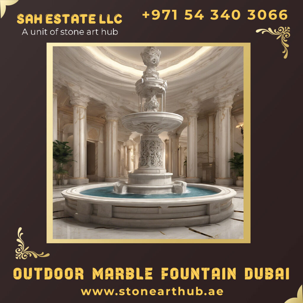 Outdoor Marble Fountain Dubai