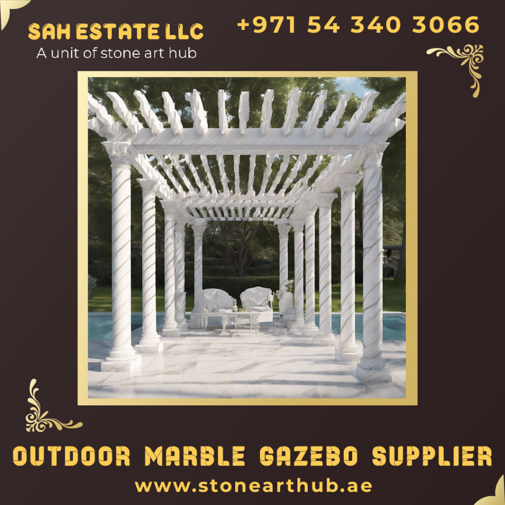 Outdoor Marble Gazebo Supplier Dubai