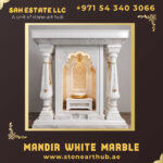 Mandir White Marble