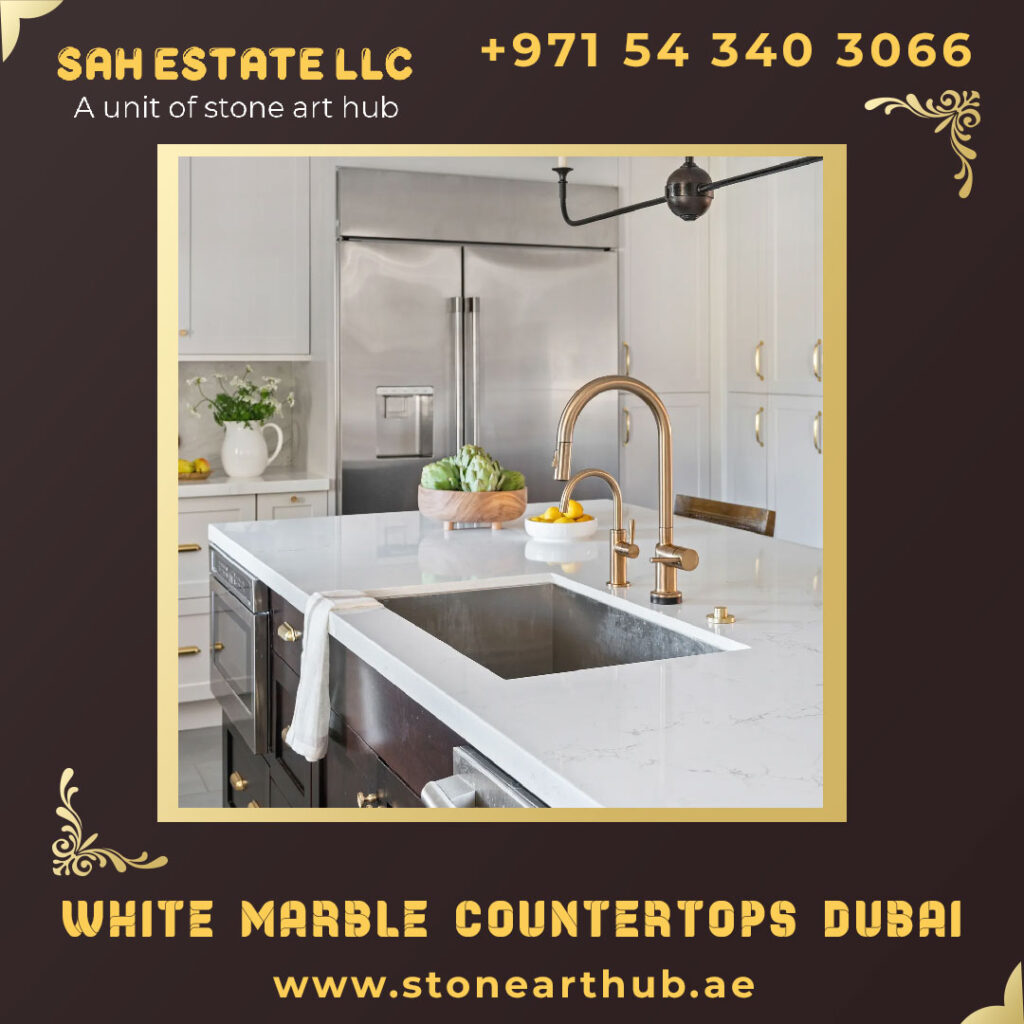 White Marble Countertops Dubai