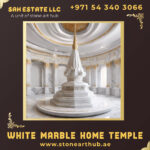 White Marble Home Temple