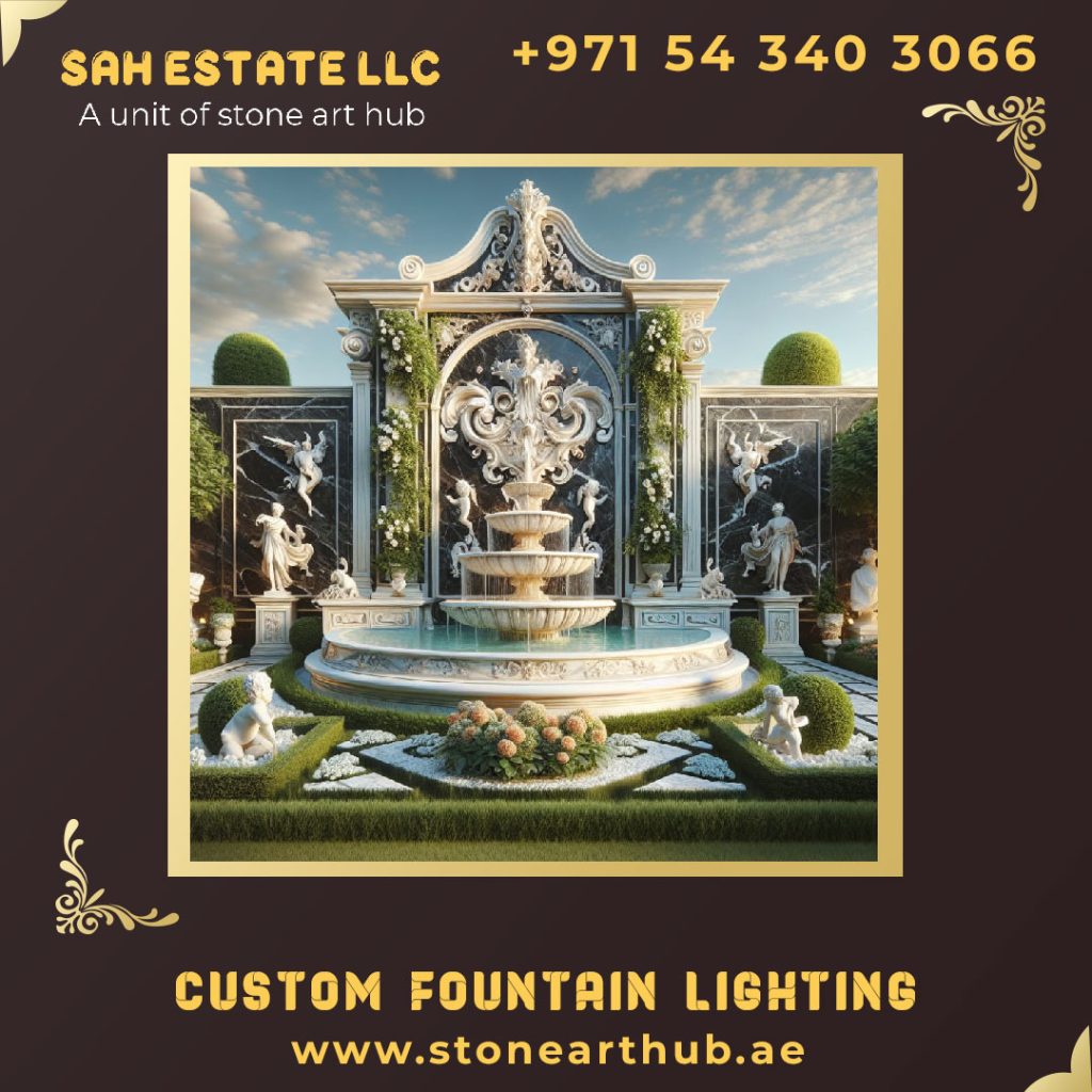 Custom Fountain Lighting